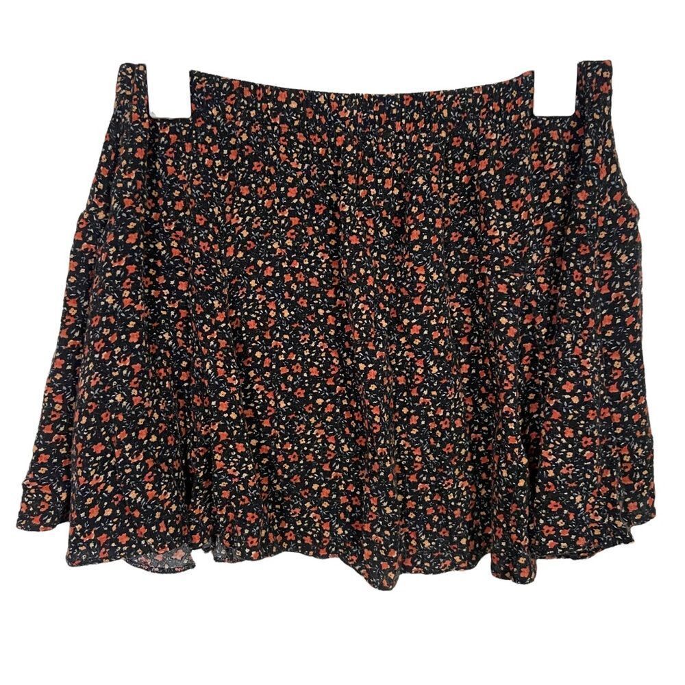 American Eagle Floral Mini Length Skirt